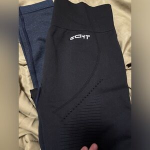 Ombré navy blue and black leggings